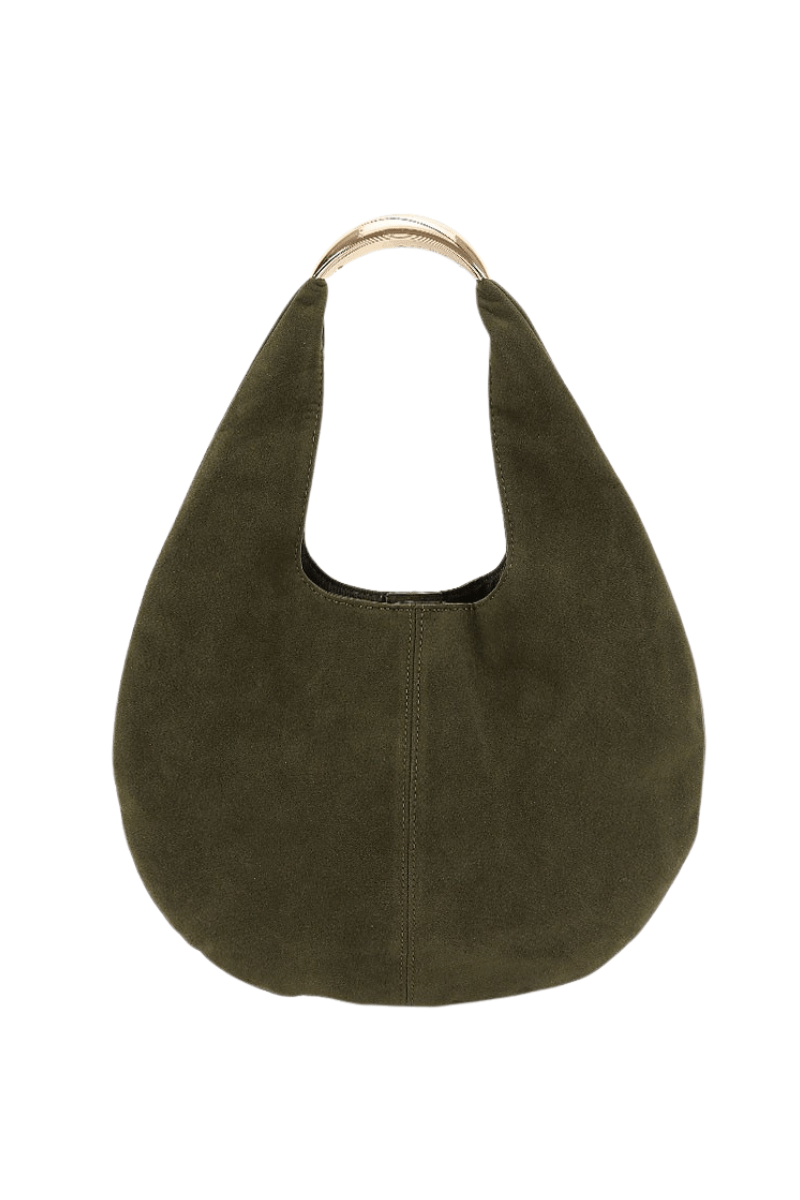 Carolina Faux Suede Leather Hobo Bag