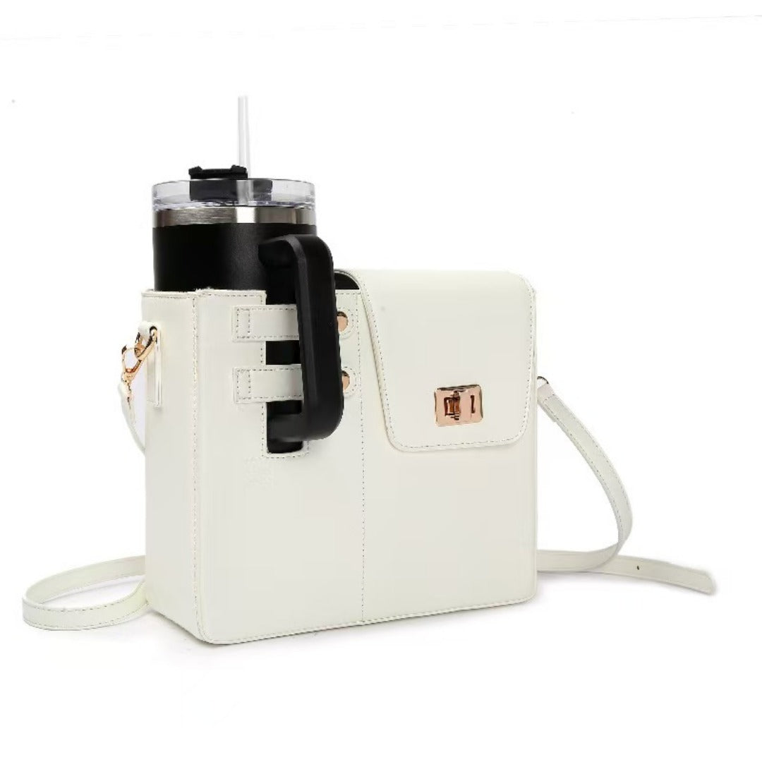 Versatile Design Commuter Bag – Ideal Crossbody Bag for Outdoor Adventures & Portable Water Cup Bottle Storage