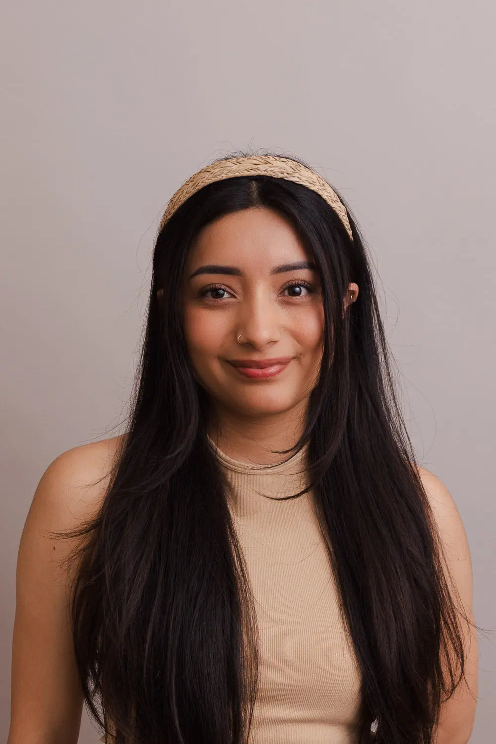 Vegan Leather Patterned Headband – Stylish and Ethical