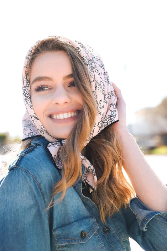 Cutesy Floral Bandana Headscarf