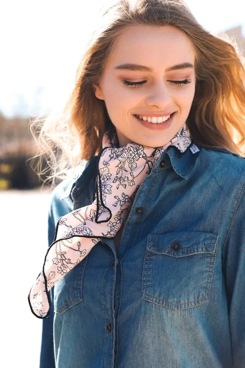 Cutesy Floral Bandana Headscarf