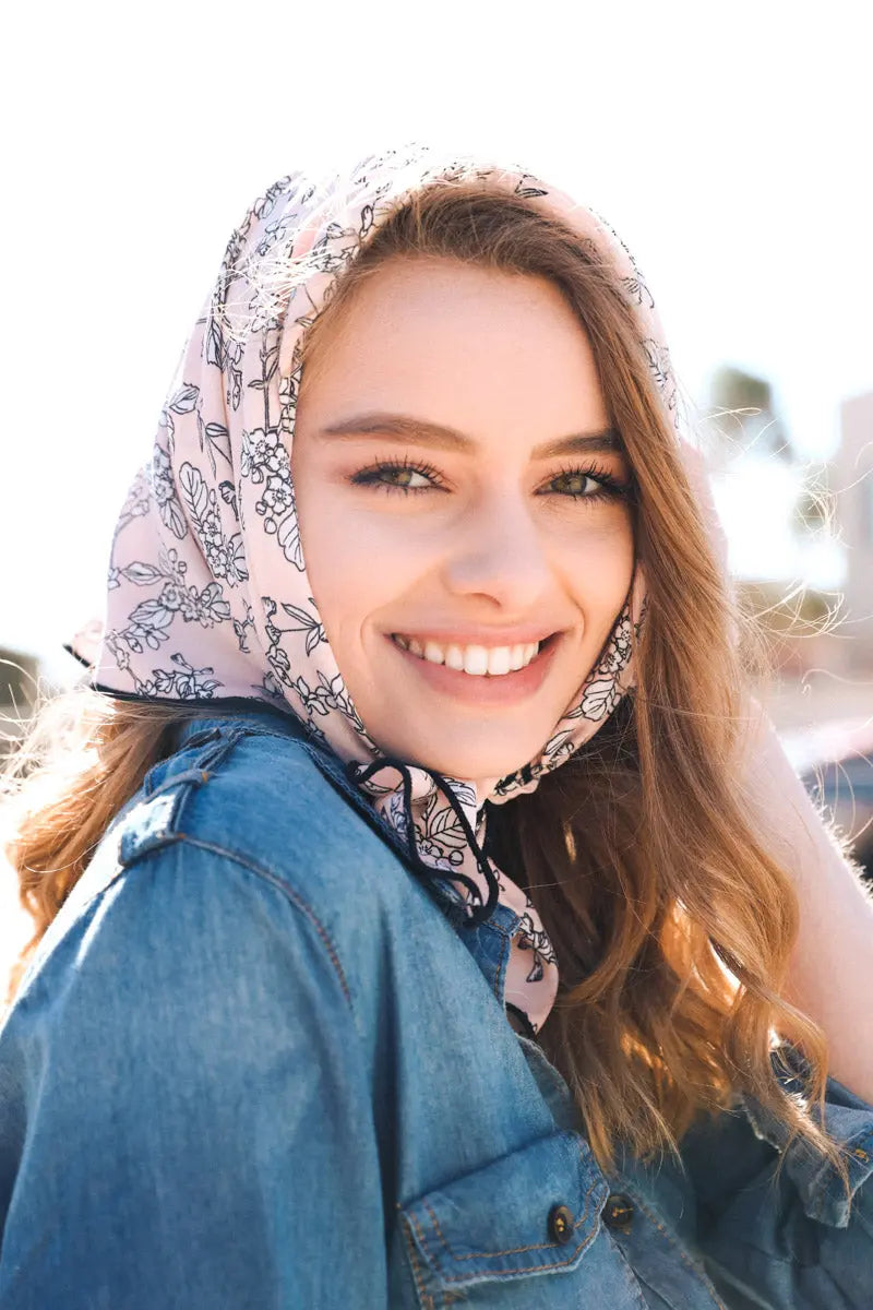 Cutesy Floral Bandana Headscarf