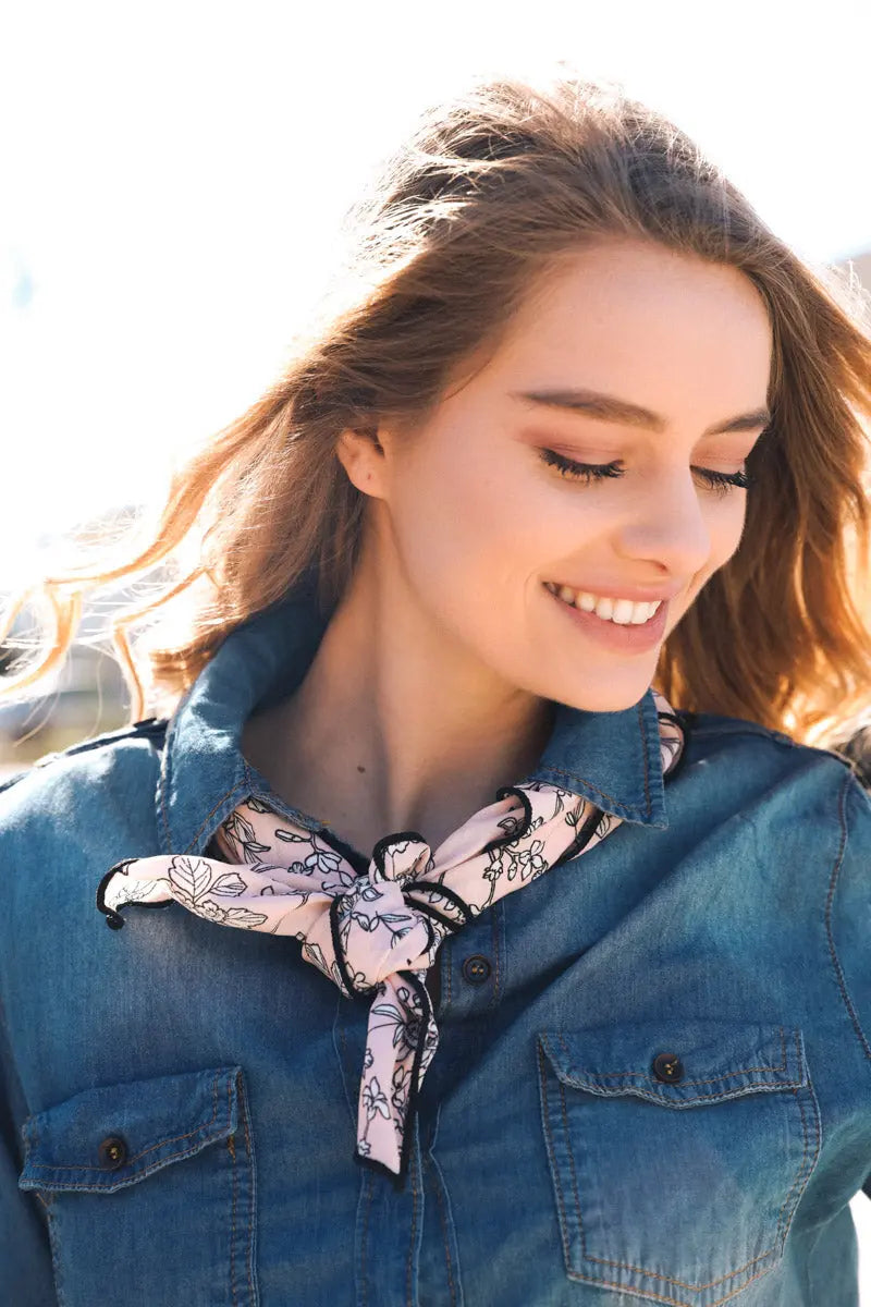 Cutesy Floral Bandana Headscarf