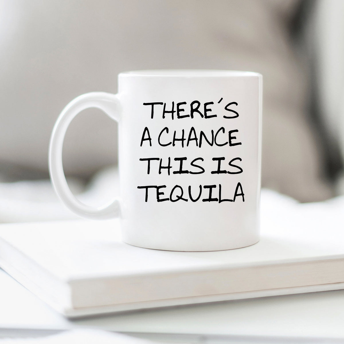 Funny Tequila Coffee Mug – Ceramic Novelty Cup, Dishwasher Safe Gift