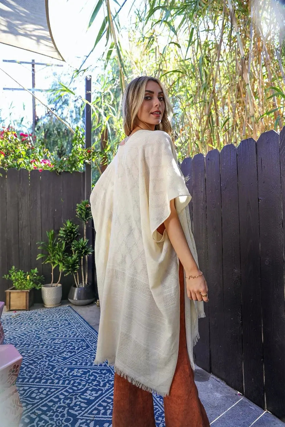 Diamond Embroidered Kimono