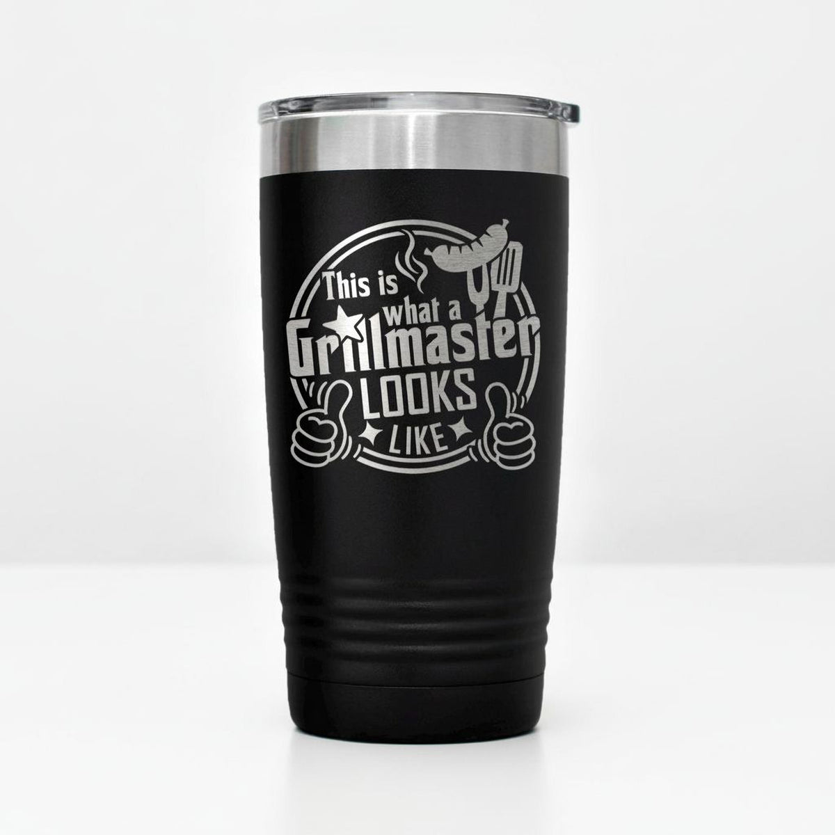 Grillmaster Tumbler - Insulated Stainless Steel Double Wall Tumbler For BBQ Gift