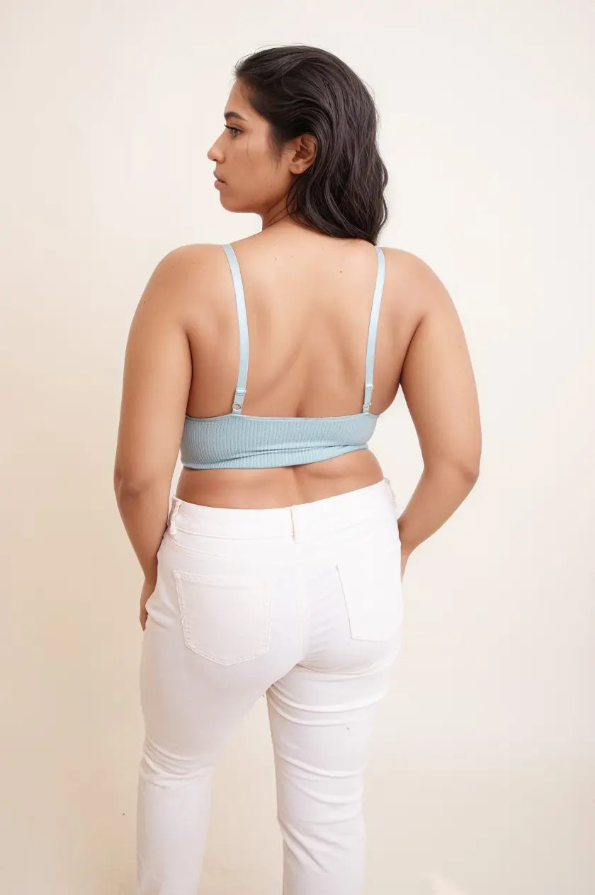 Curvy Waistband Loop Lace Brami – Elegant Plus Size Lace Detail