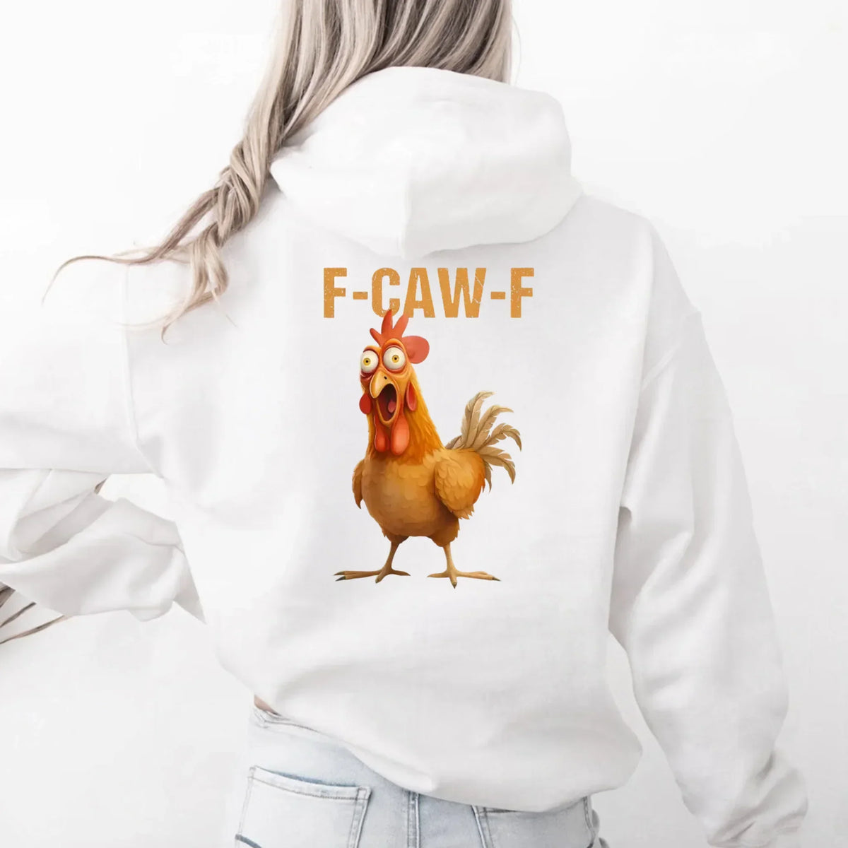 Funny F-Caw-F Rooster Hoodie
