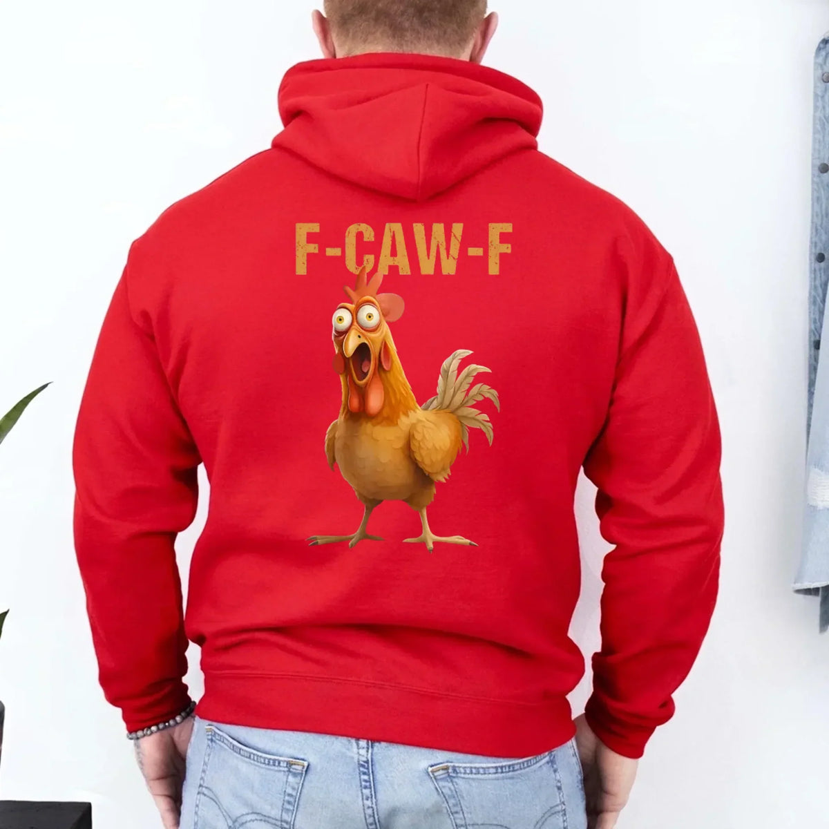 Funny F-Caw-F Rooster Hoodie