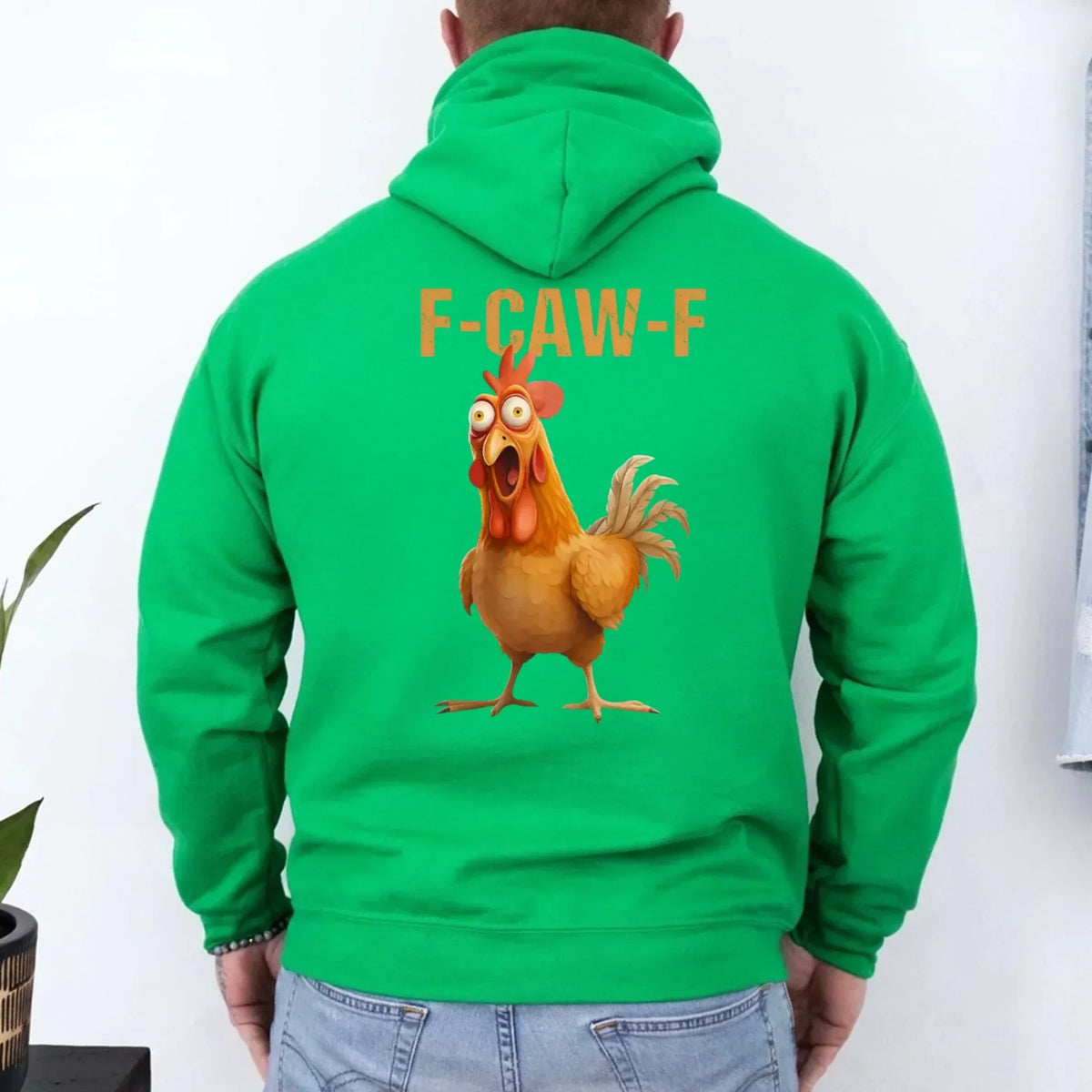 Funny F-Caw-F Rooster Hoodie