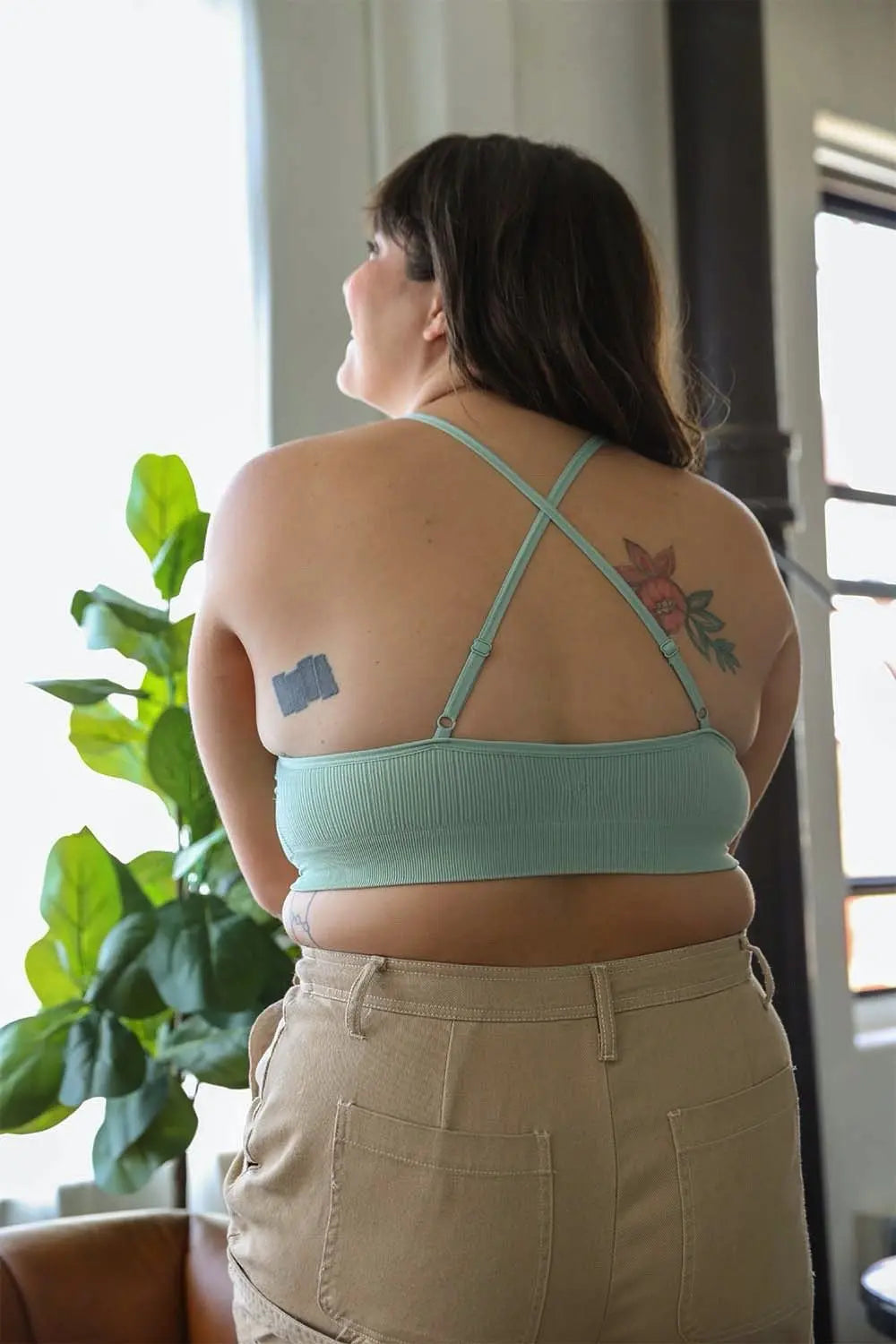 Plus Size Crochet Lace Bralette – Soft and Stylish Look