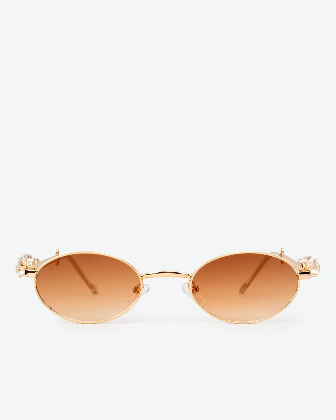 SOLEIL - Amber Gradient Lenses, Gold Chrome Frame