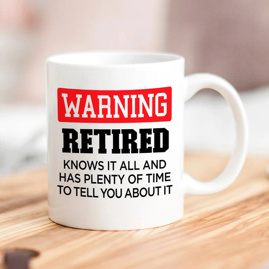 Funny Retirement Gift  -  retirement funny mug - retirement gift - retirement gift for men - funny retirement mug - retirement gift mug