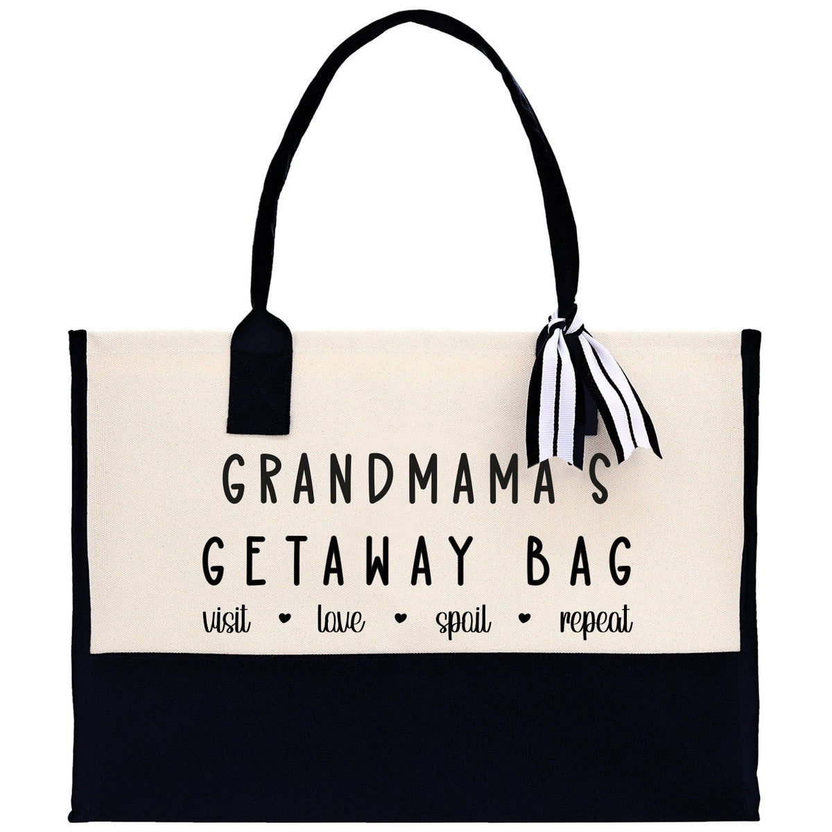 Grandmama's Getaway Bag Tote Bag Grandma's Getaway Bag Grandma Nana Bag Grandma Gift Bag Shopping Bag Mothers Day Gift Live Love Spoil Bag
