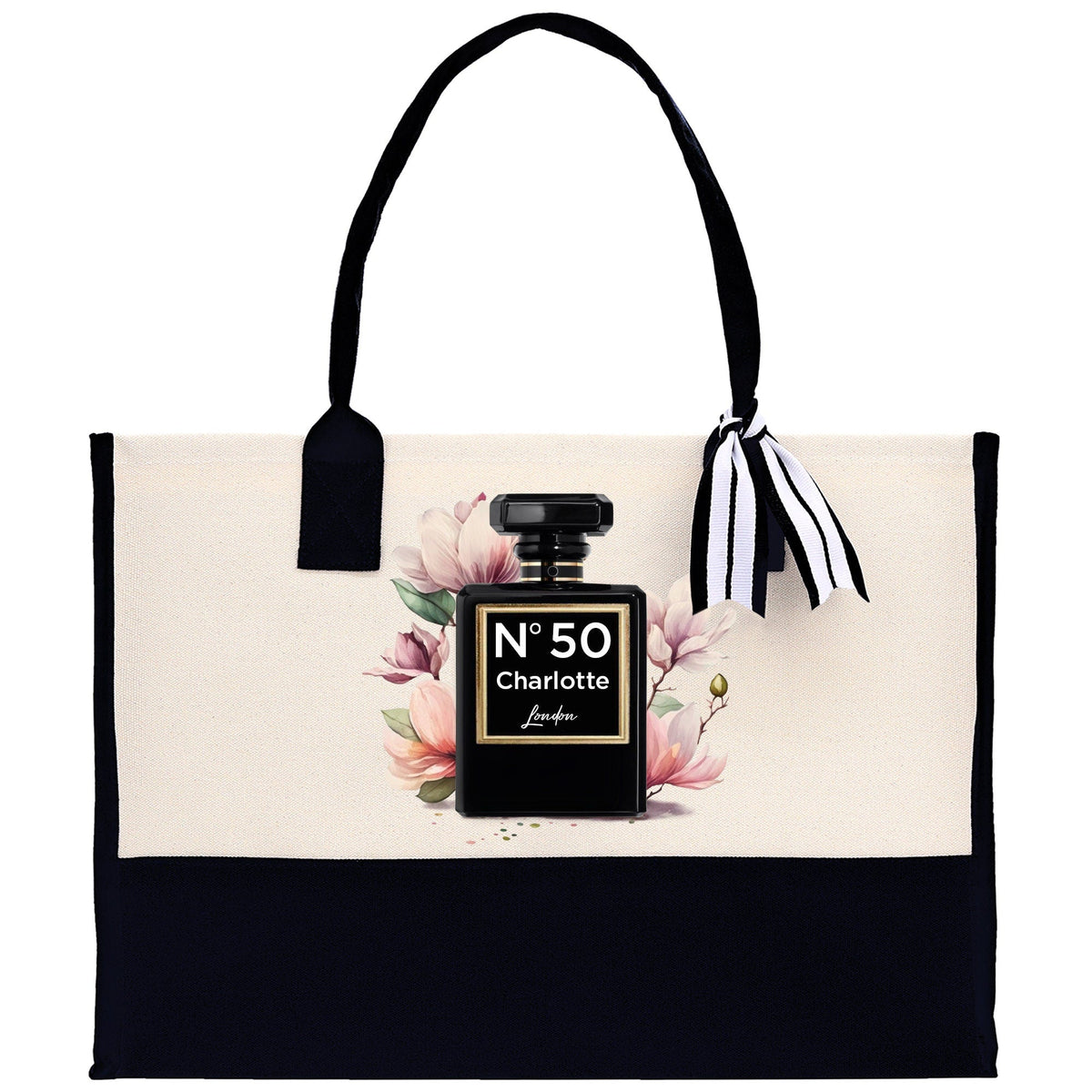Birthday Celebration Personalized Gift Canvas Tote Bag with Name and State 40th 50th Birthday Gift Tote Bag for Her Custom Birthday Gift