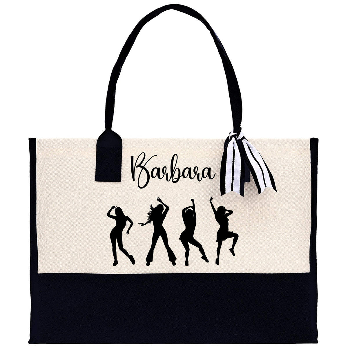 Personalized Girls Night Out Canvas Tote Bag Customize Girls Trip Party Tote Bag Girls Trip Beach Bag Party Girls Night Out Tote Bag
