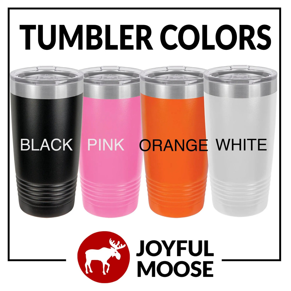 Vacuum Insulated Tumbler - Stainless Steel Travel Drink Mug With Laser Engraved Design