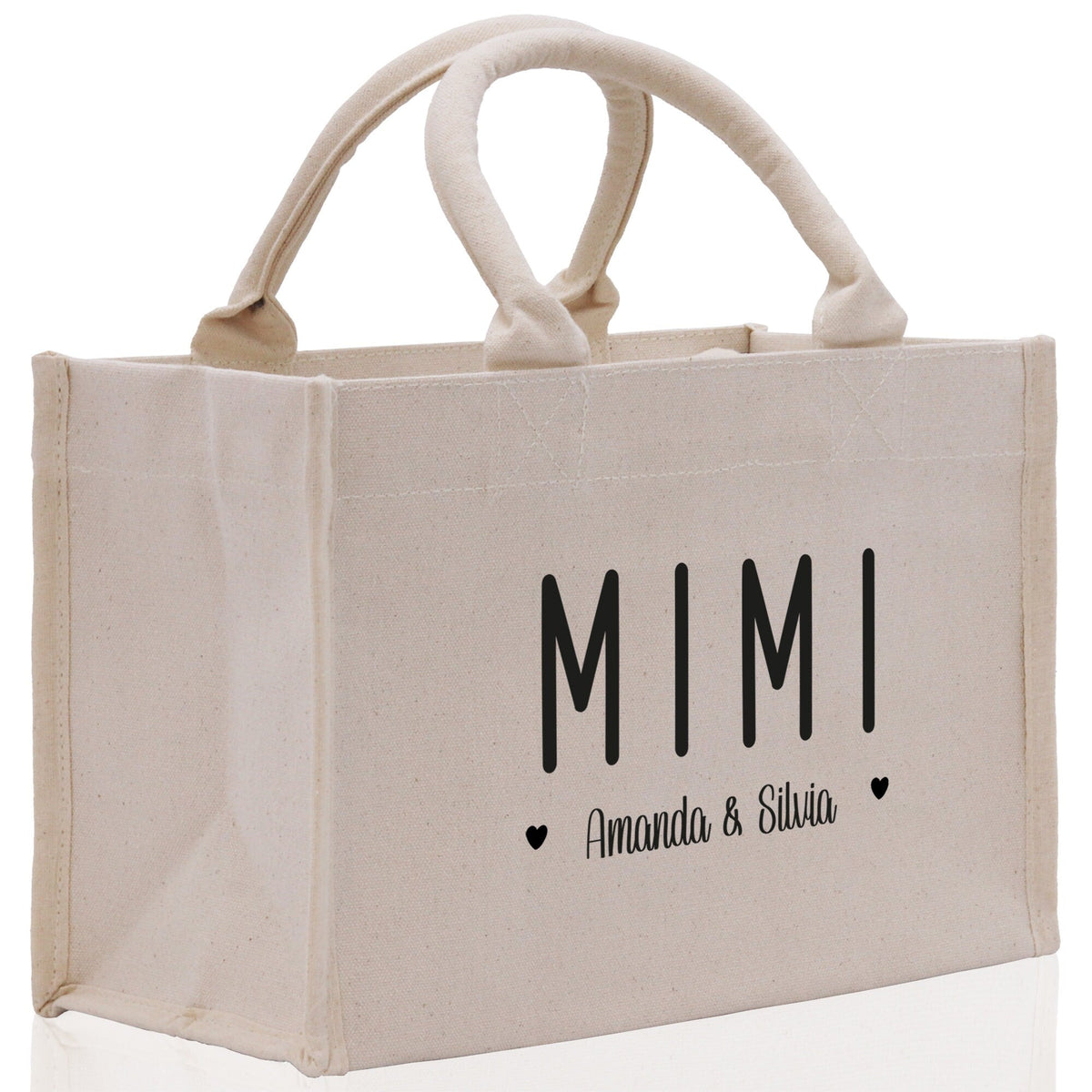 Mimi Grandchild Kids Names Custom Grandma Tote Bag Grandma's Getaway Bag Gigi Bag Personalized Grandma Gift Bag Shopping Bag Mother Day Gift