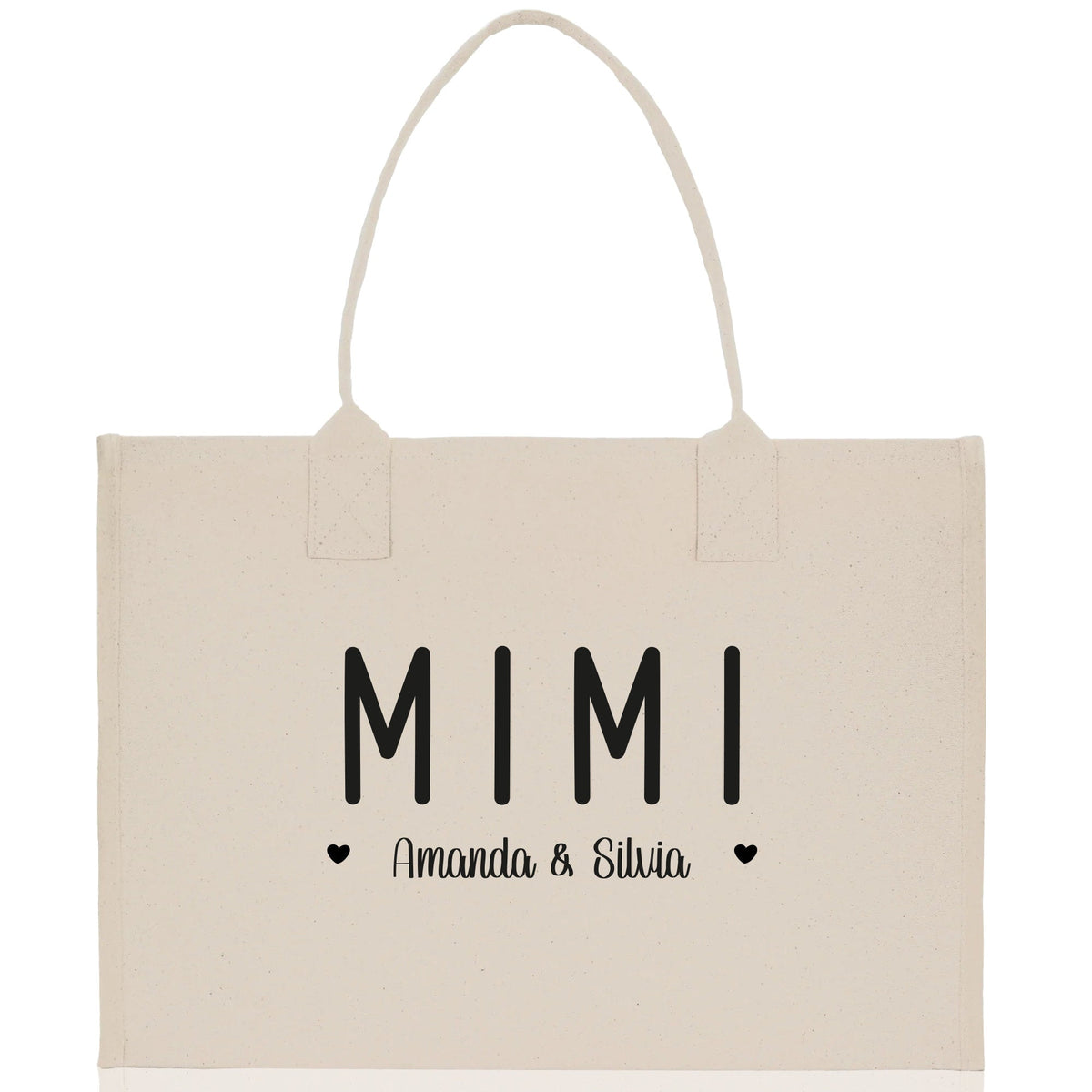 Mimi Grandchild Kids Names Custom Grandma Tote Bag Grandma's Getaway Bag Gigi Bag Personalized Grandma Gift Bag Shopping Bag Mother Day Gift