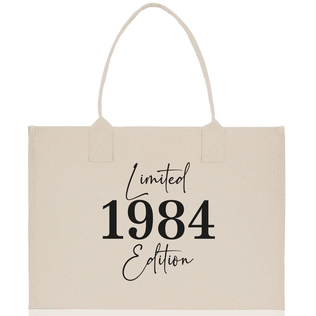Custom Limited Edition Birthday 1973 Cotton Canvas Tote Bag 50th Birthday Gift For Women Personalized 50th Birthday Celebration Party Gift