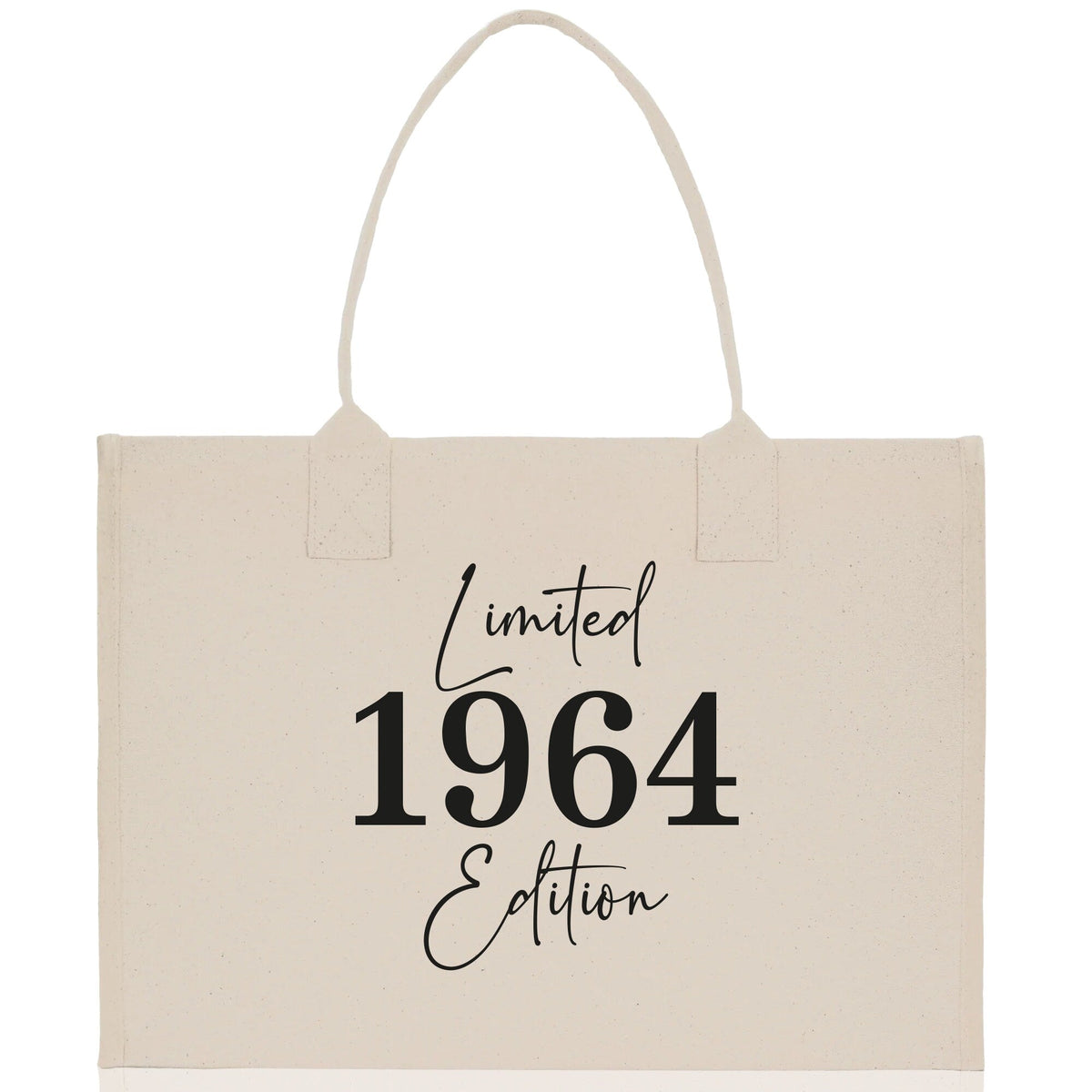 Custom Limited Edition Birthday 1973 Cotton Canvas Tote Bag 50th Birthday Gift For Women Personalized 50th Birthday Celebration Party Gift