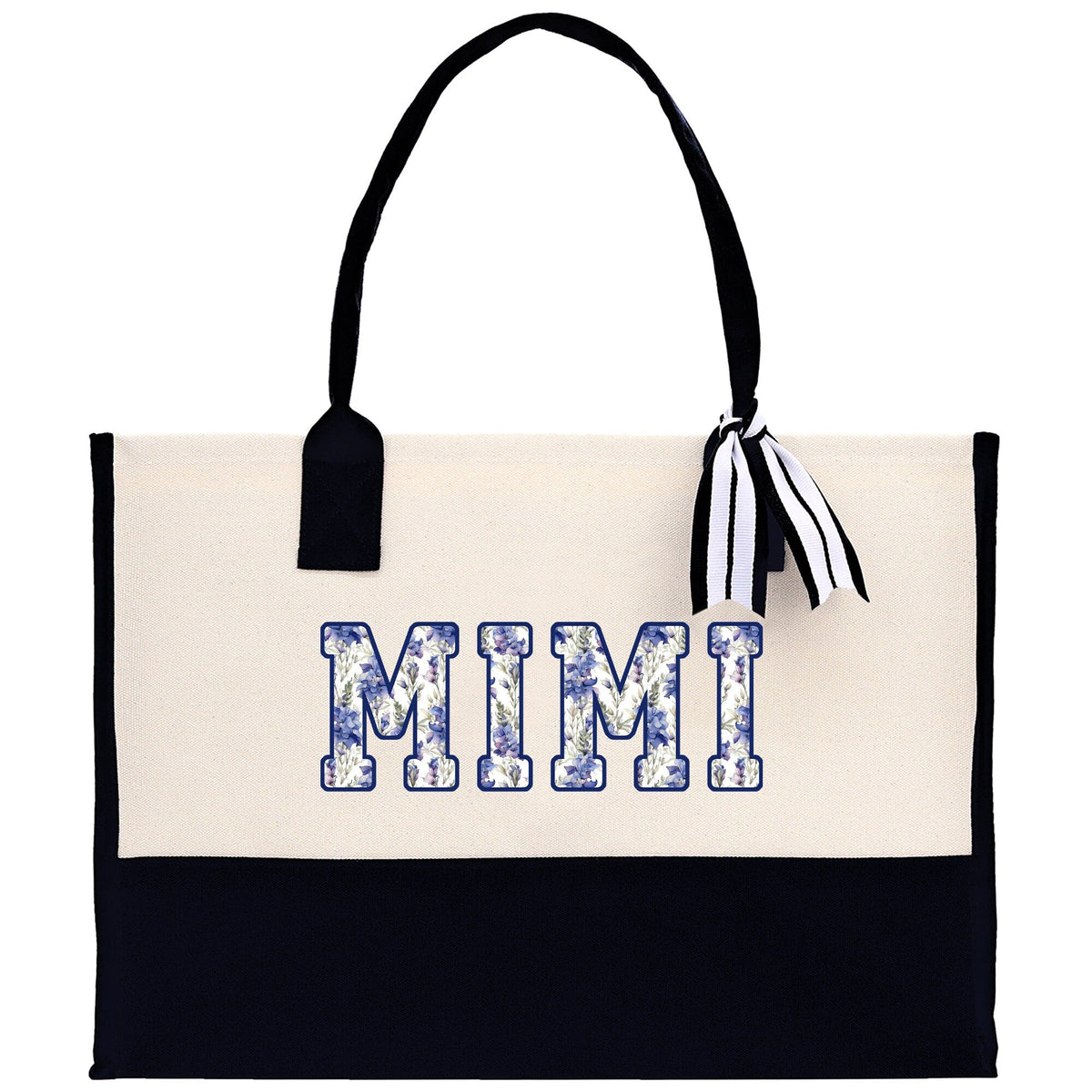Gaga Gram Mimi Nana Grandma Canvas Tote Bag Grandma's Getaway Bag Grandma Gift Bag Mothers Day Gift Bag Grandma Beach Bag Gift for Grandma