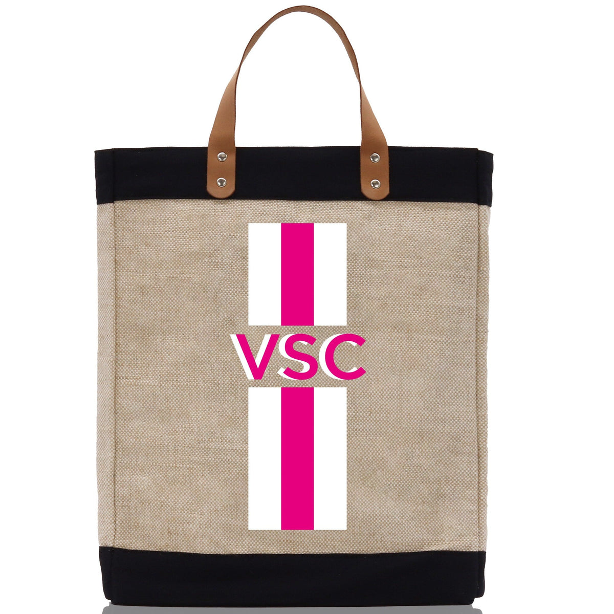 Personalized Monogrammed Canvas Tote Bag Striped Initials Custom Name Beach Bag Bridal Party Gifts Bride Gift Holiday Gift Bag