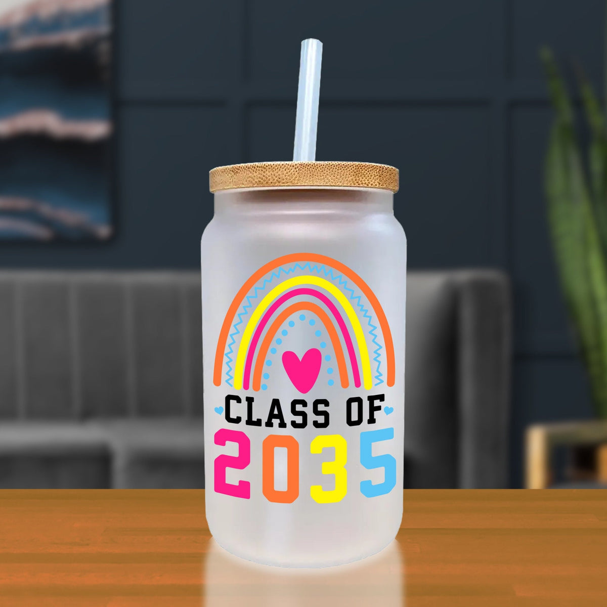 Class of 2035 Rainbow Cotton Canvas Tote Bag Graduation Gift Bag Last Day of School Pre-Kindergarten Tote Bag First Day of School Bag