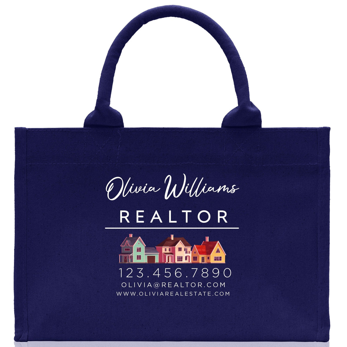 Realtor Tote Bag Personalized Business Tote Bag Custom Real Estate Agent Gift Bulk Business Logo Realtor Swag Real Estate Tote Bag