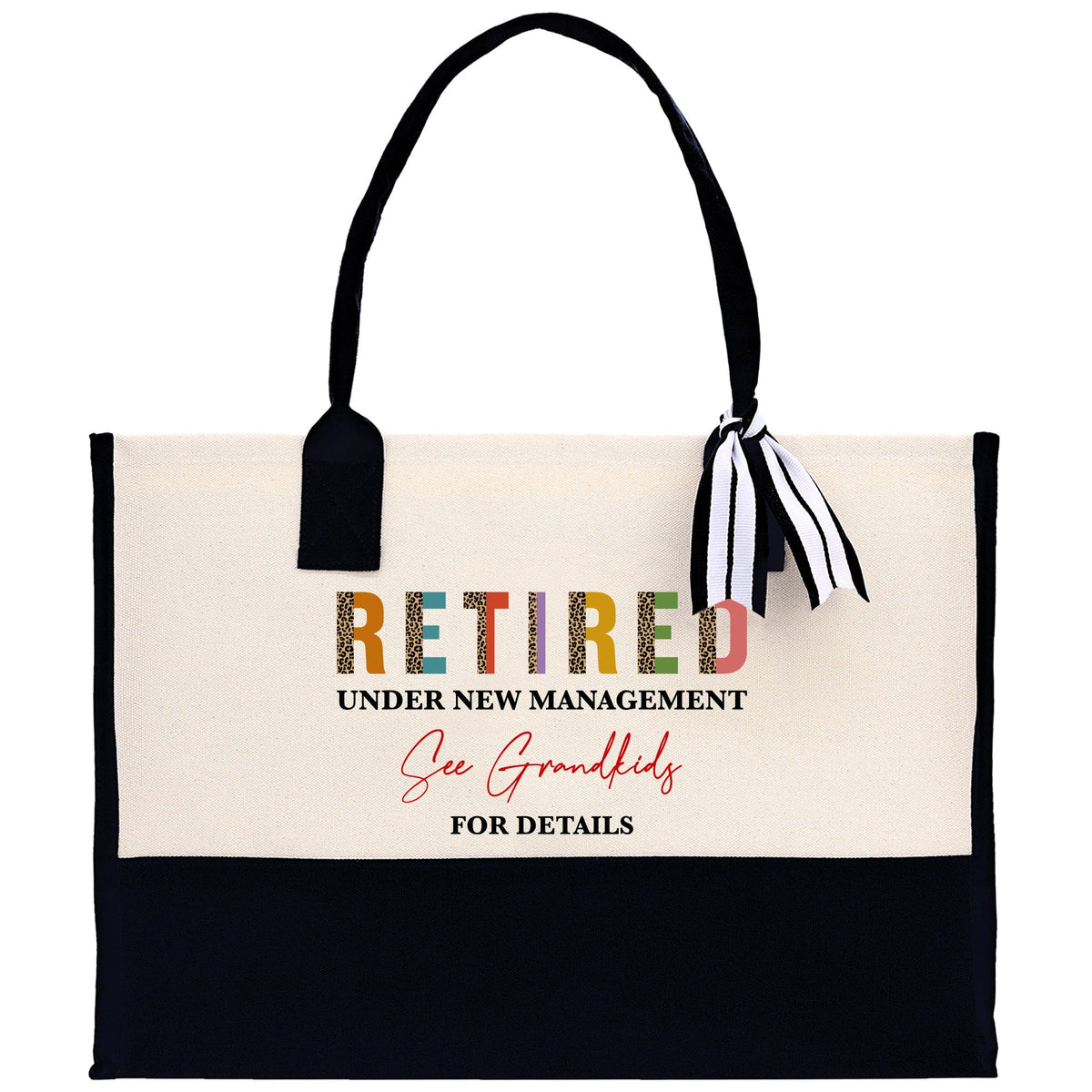 Retirement Cotton Canvas Tote Bag Retire Bag Retirement Party Bag Retired Woman Gift Grandma Gift Est 2024 Retirement Funny Bag
