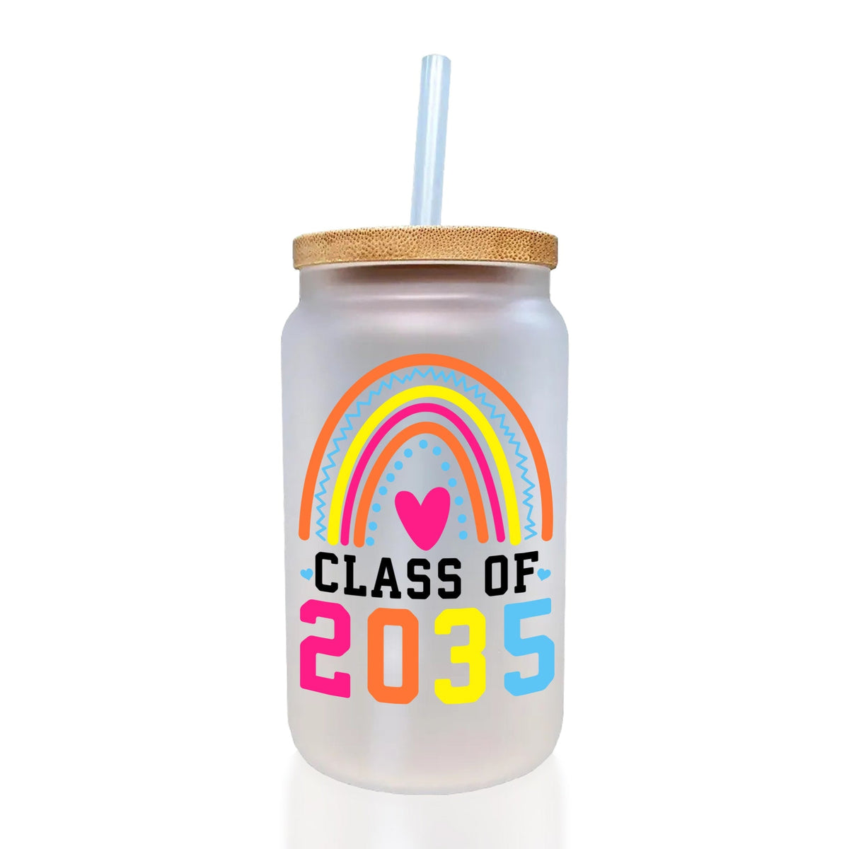 Class of 2035 Rainbow Cotton Canvas Tote Bag Graduation Gift Bag Last Day of School Pre-Kindergarten Tote Bag First Day of School Bag