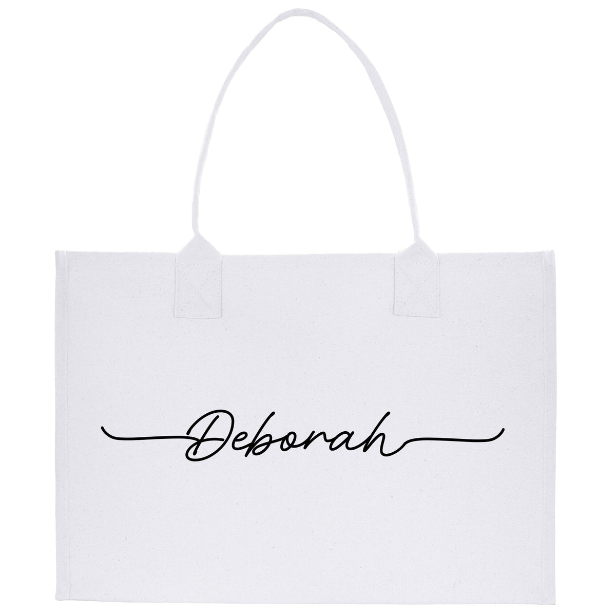 Personalized Name Wedding Cotton Canvas Tote Bag Bridal Shower Gift Custom Honeymoon Gift Customized Wedding Gift Bridesmaid Gift