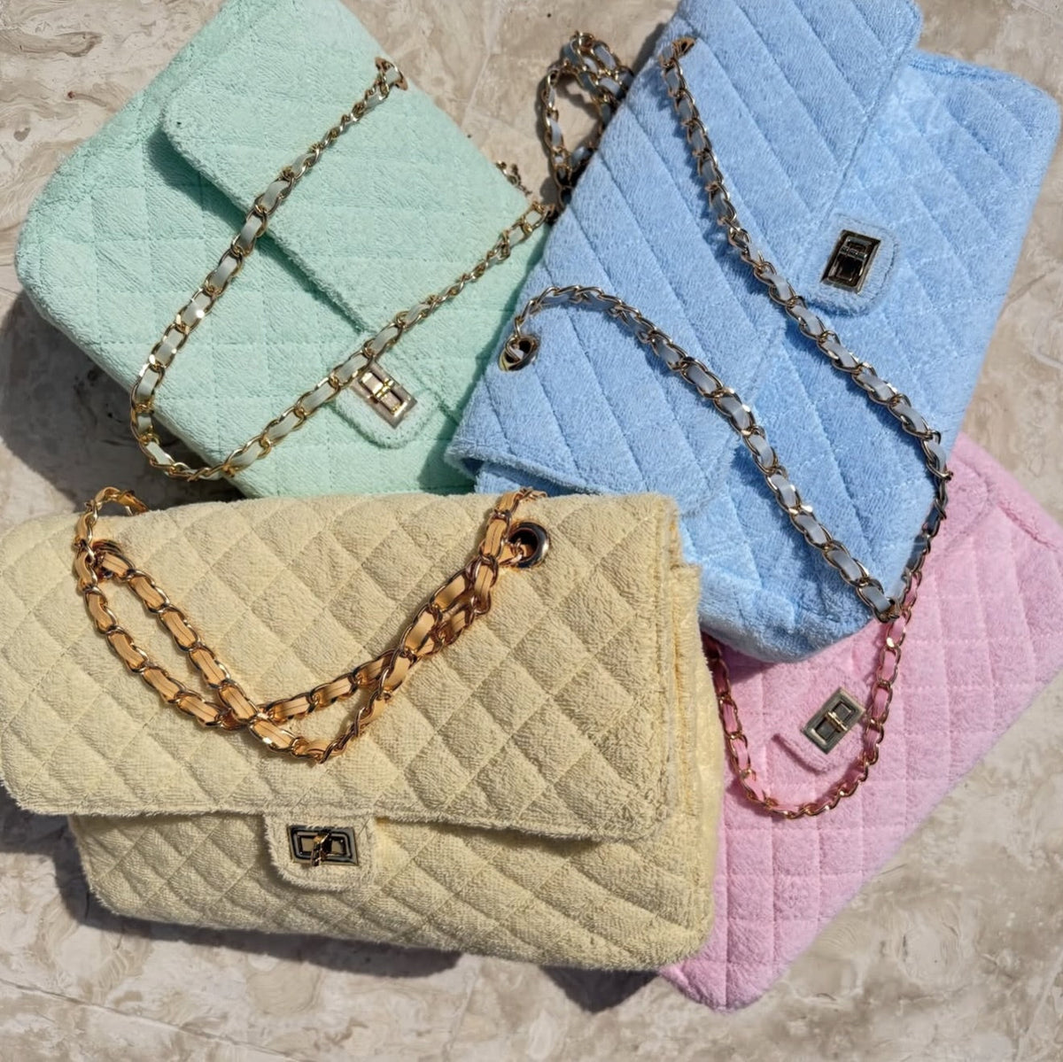 Medium Shoreline Flap -Powder Blue