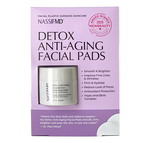 NassifMD Detox Anti-Aging Facial Pads 60-count