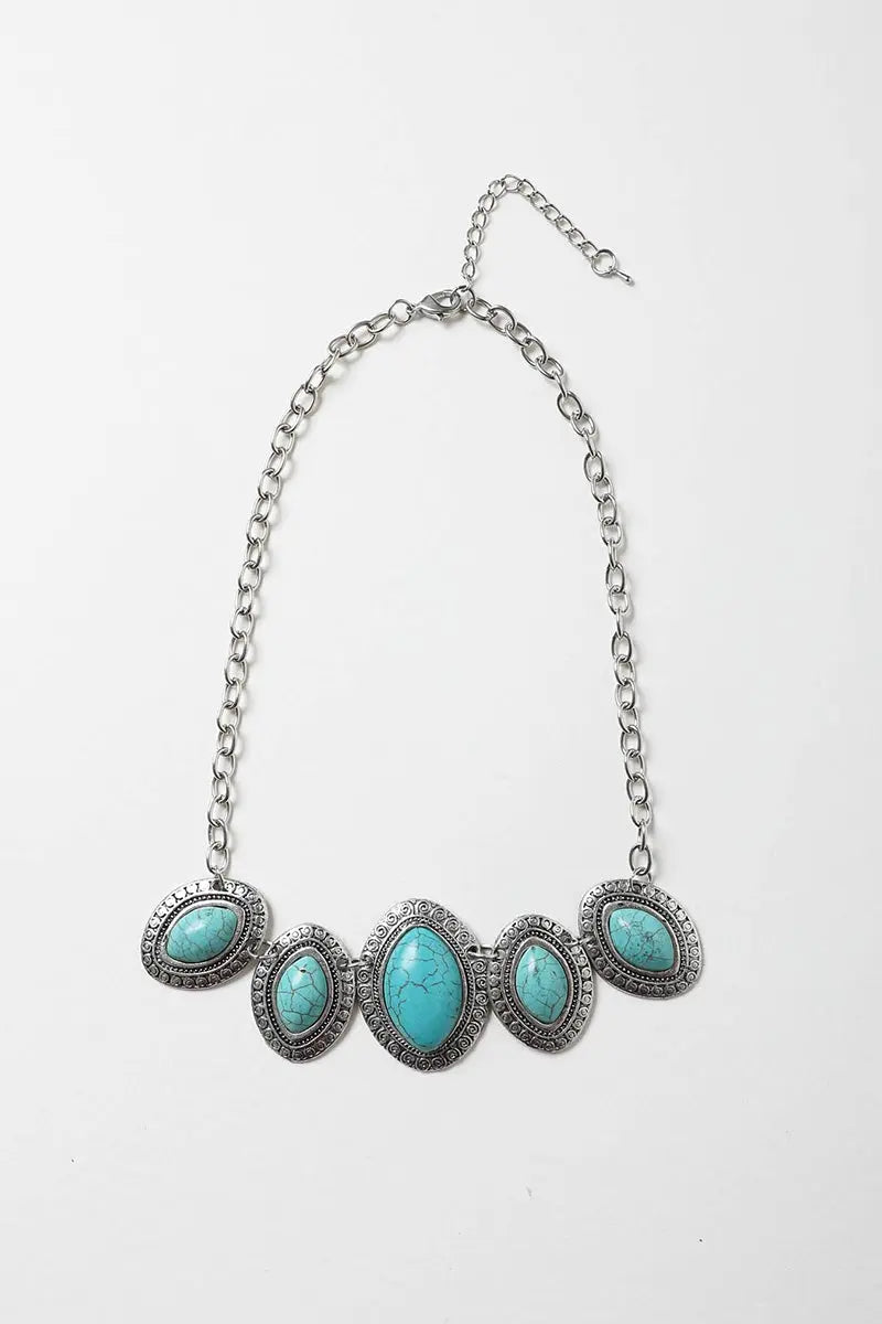 Leaflet Turquoise Necklace✨