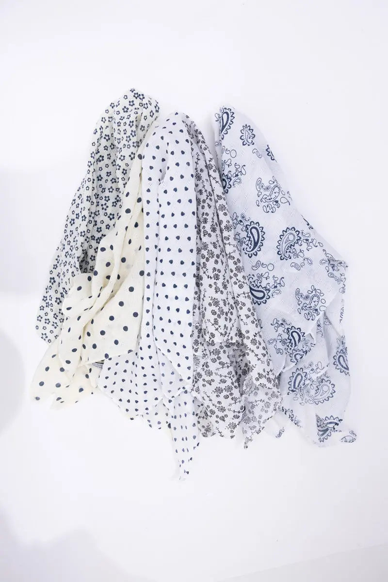 Light Printed Small Pattern Neck Scarf – Chic & Stylish