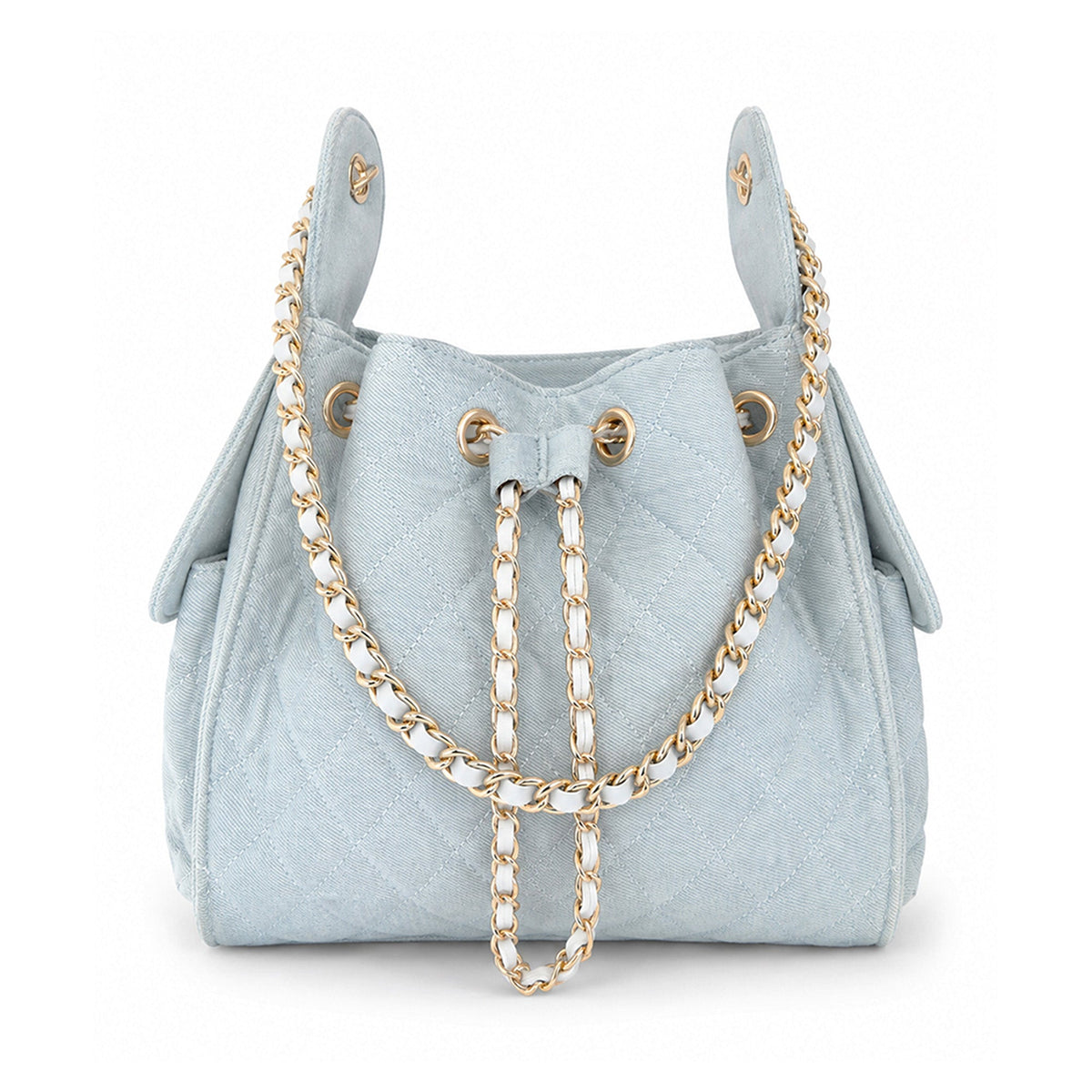 Bayshore Bucket Small - Light Wash Denim