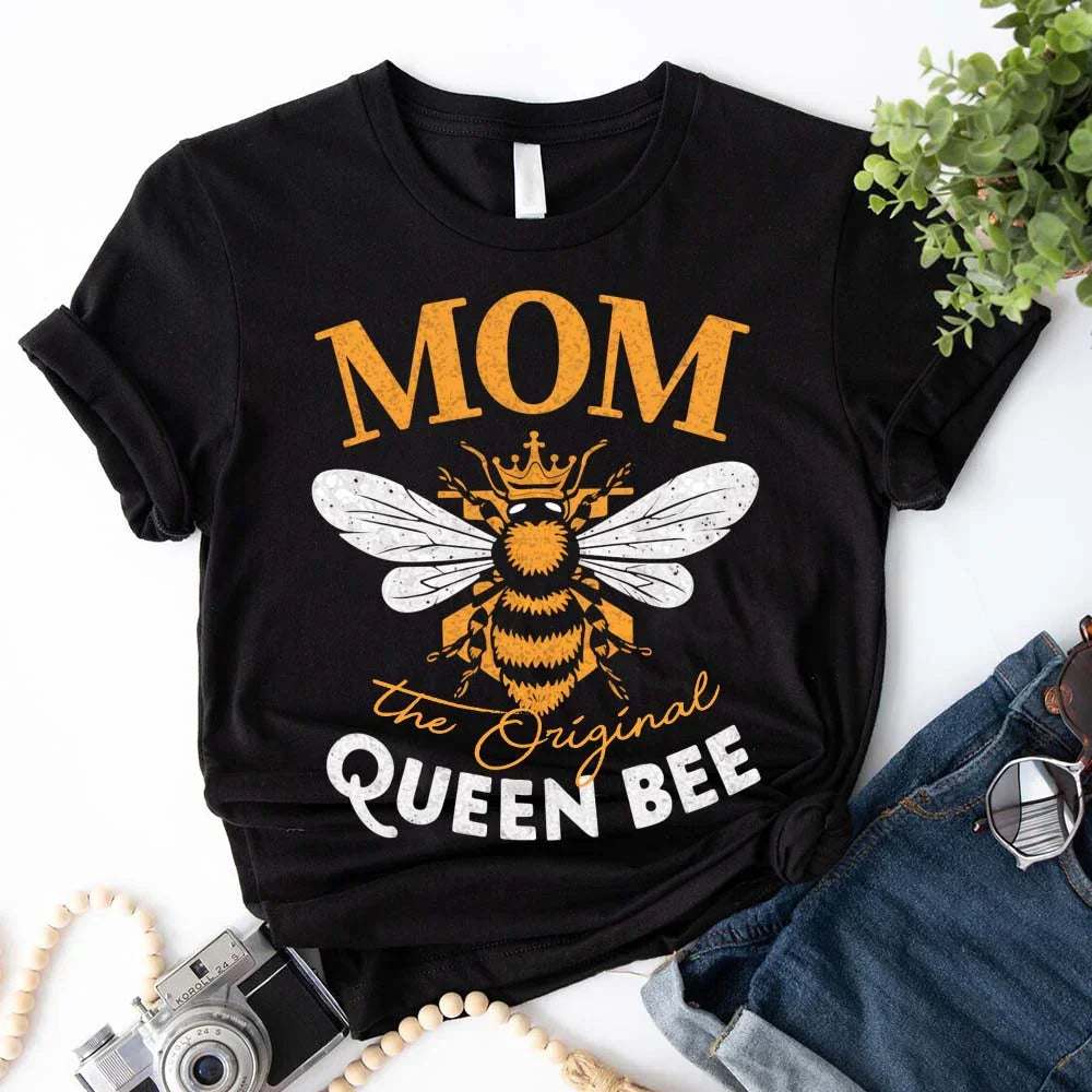 Mom, The Original Queen Bee Shirt – Stylish & Fun Mother's Day Tee