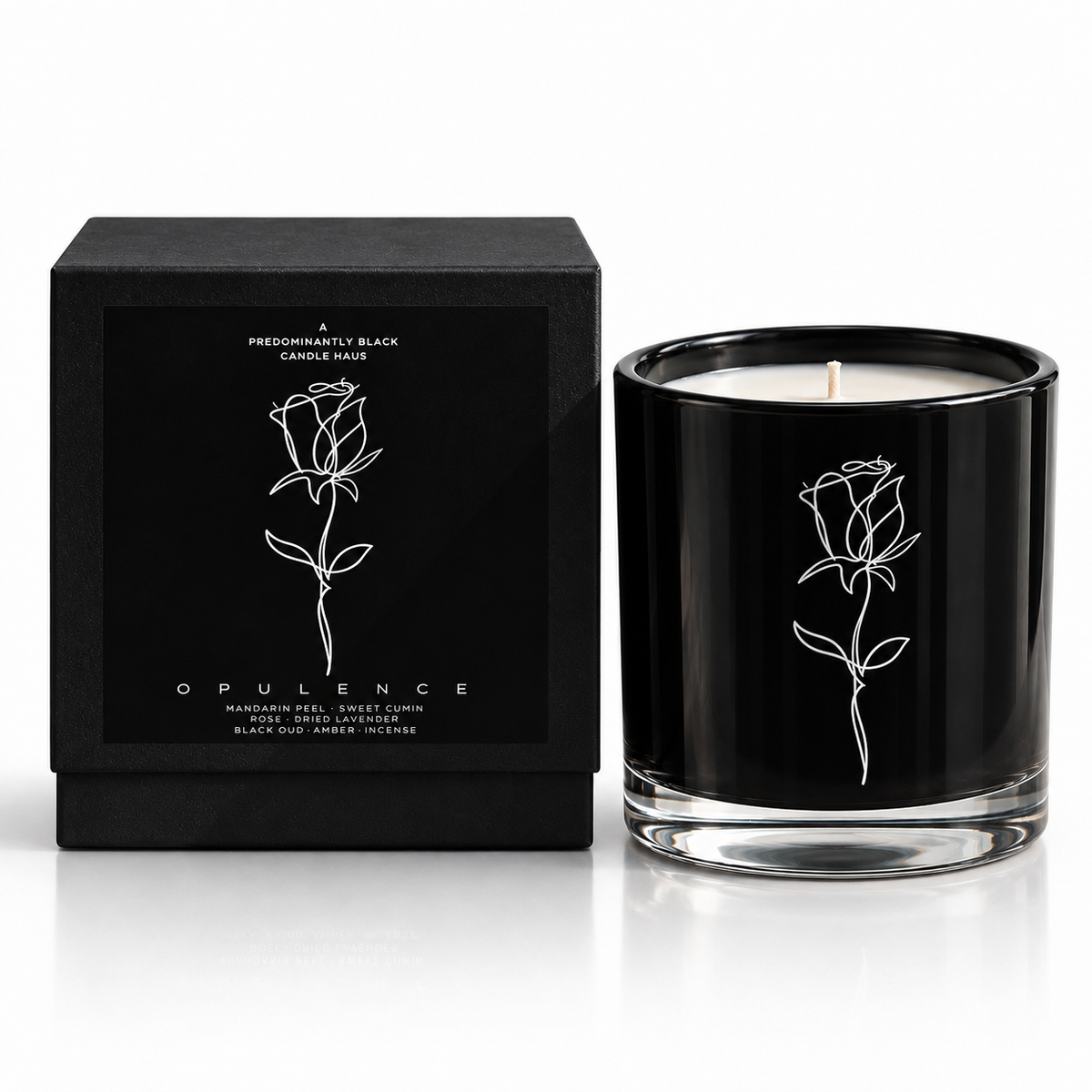 AN OPULENCE CANDLE