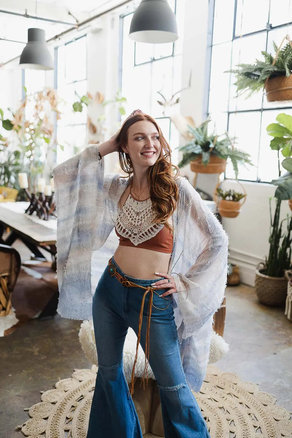 High Neck Crochet Lace Bralette – Stylish Layering Essential