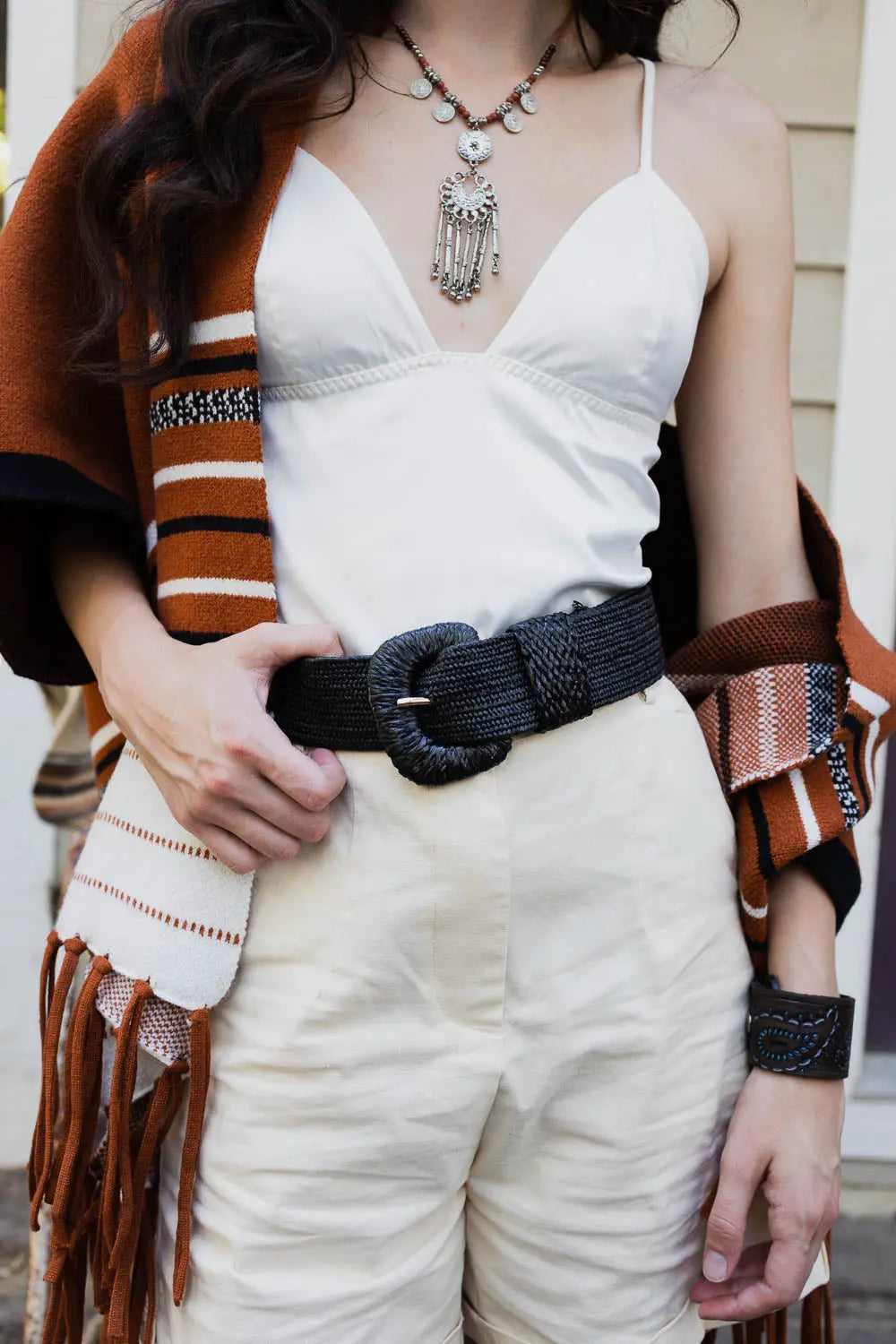 Raffia Stretch Belt - Eco Friendly Comfort