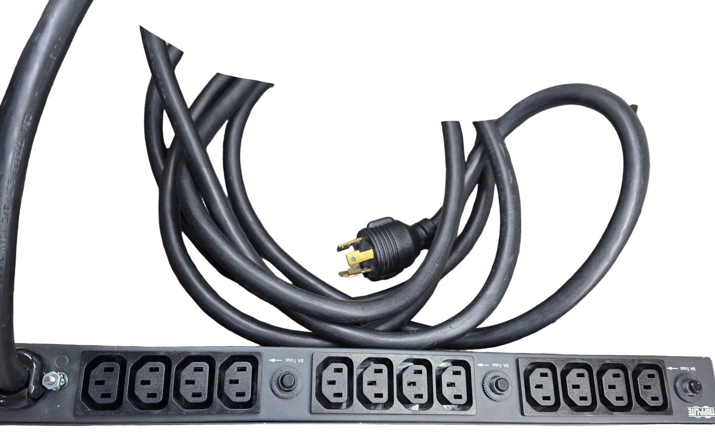 Tripp Lite Basic PDU, 30A, 20 Outlets (16 C13 & 4 C19), 200/208/240V, L6-30P Input, 15' Cord, 1U Rack-Mount Power, 5 Year Warranty (PDU1230)