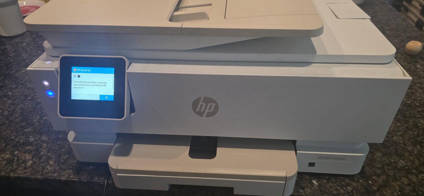 HP ENVY Inspire 7958e Wireless All-in-One Color Inkjet Printer - Used