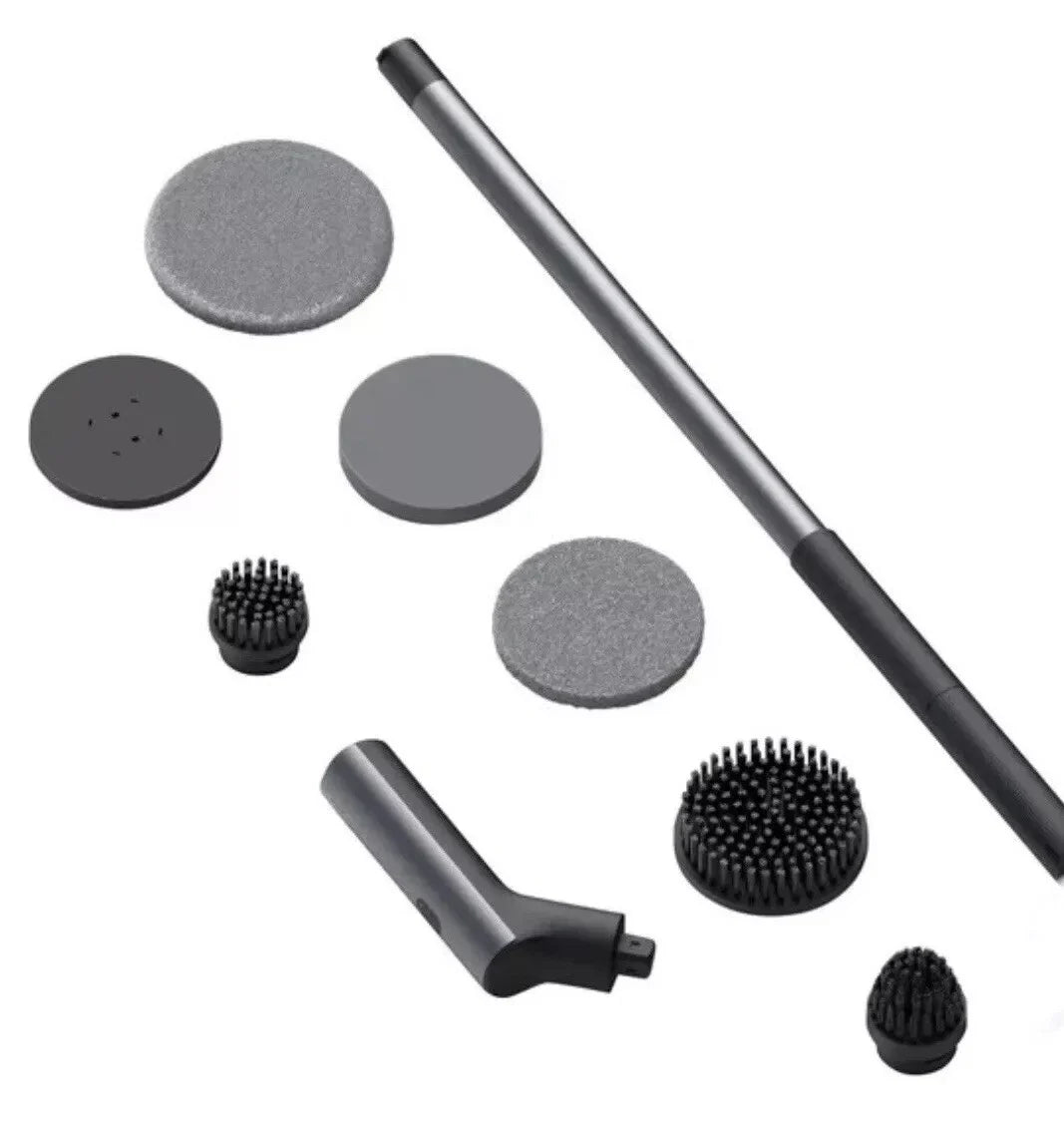 HOTO Cordless Spin Scrubber: 2.5 N·M torque, six brush heads, IPX7 rated