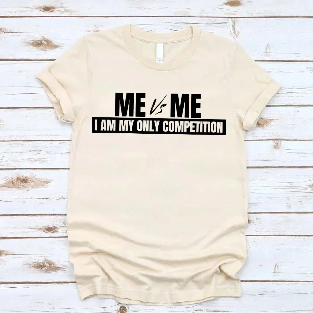 Me vs Me Unisex T-Shirt – Motivational Self-Discipline Tee