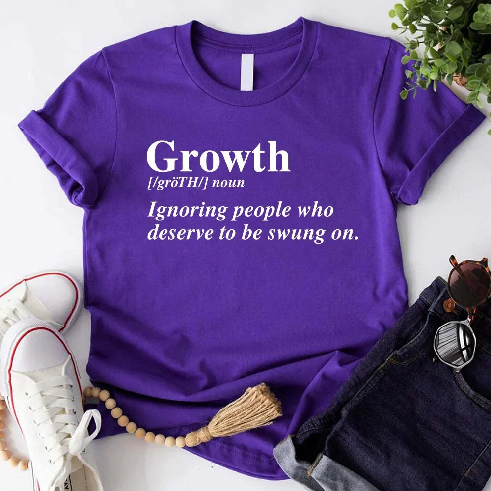 Growth Definition Graphic Tee – Unisex Uplifting Message T-Shirt