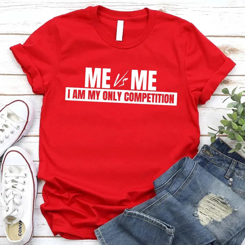 Me vs Me Unisex T-Shirt – Motivational Self-Discipline Tee