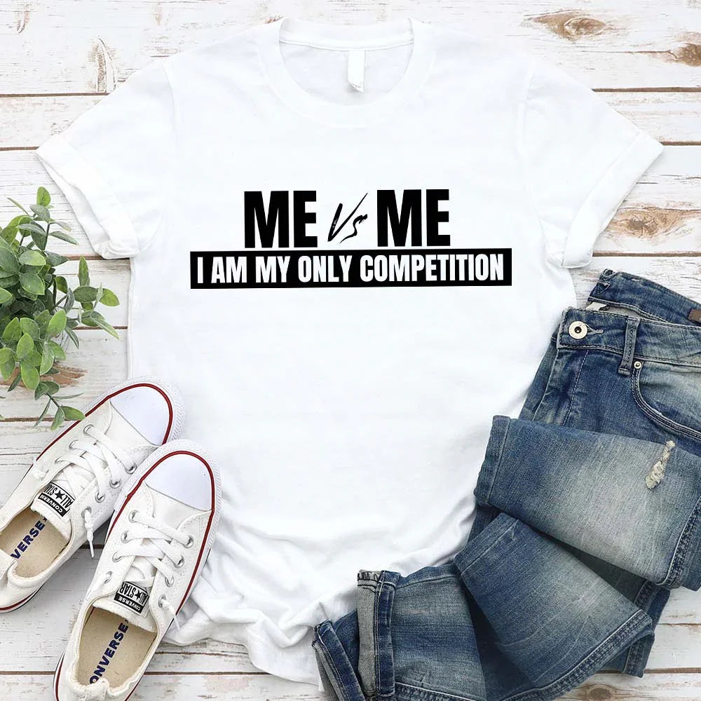 Me vs Me Unisex T-Shirt – Motivational Self-Discipline Tee