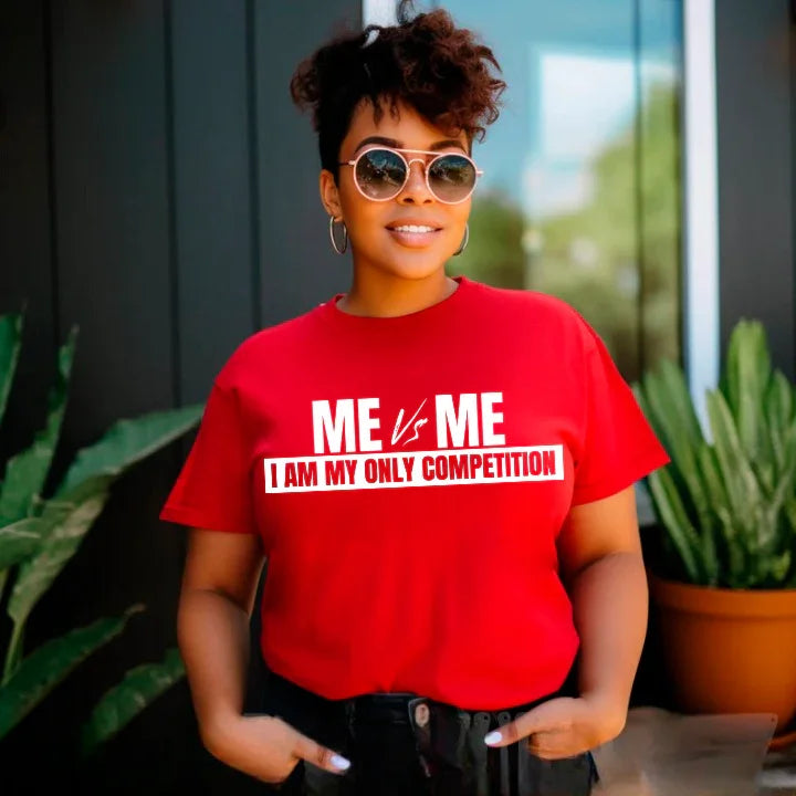 Me vs Me Unisex T-Shirt – Motivational Self-Discipline Tee