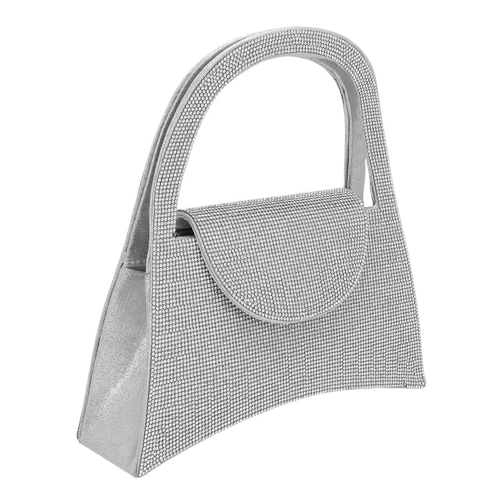 Sparkling Studded Evening Crossbody Bag